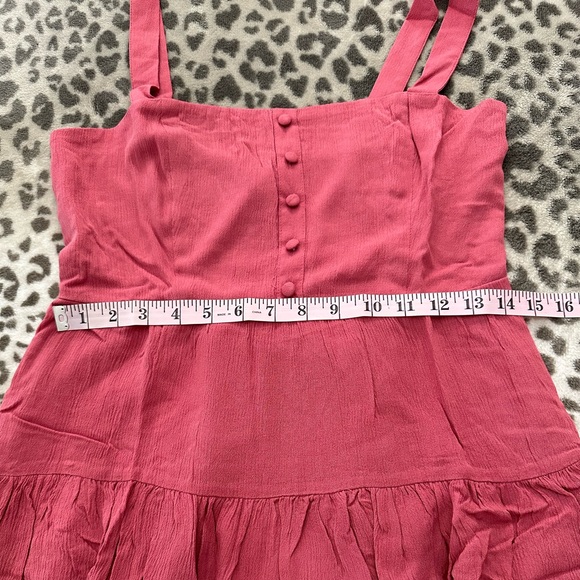 Forever 21 Sweetheart Fit & Flare Mini Dress in Rose Petal Pink Size Medium - Picture 14 of 16